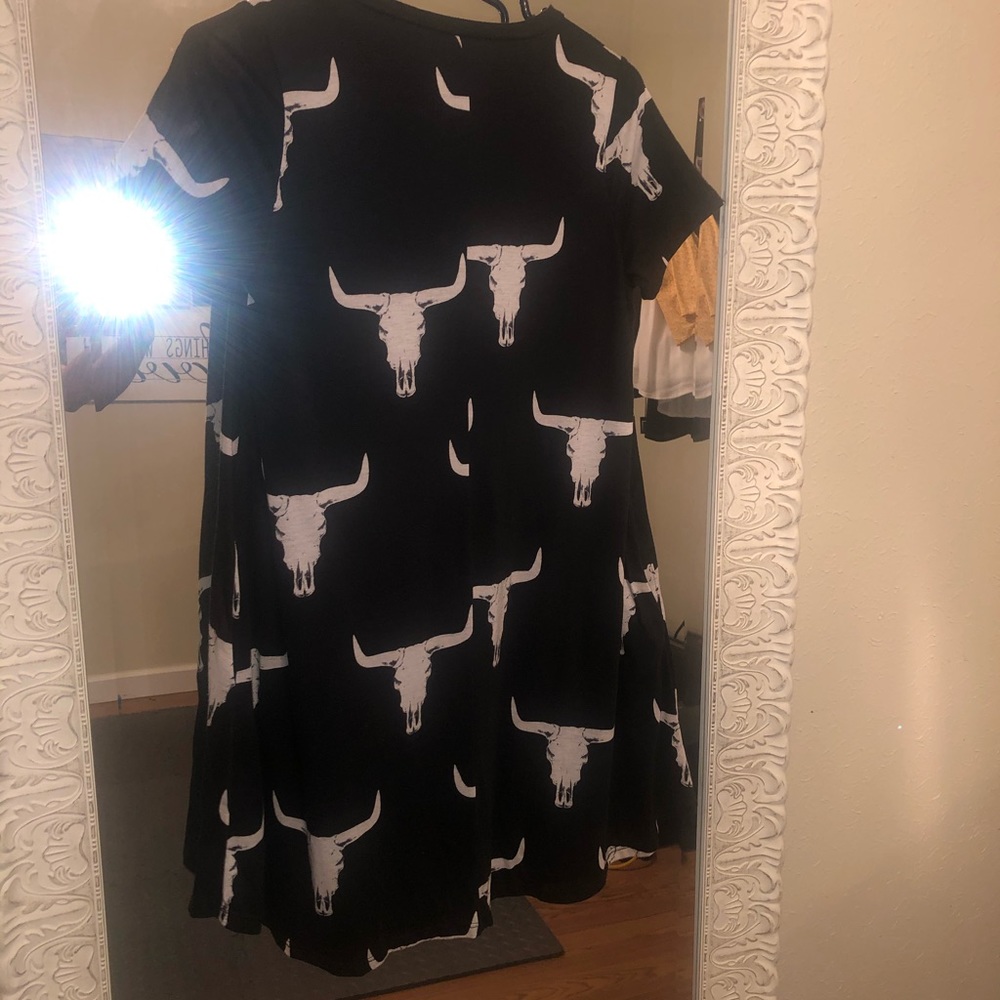 Cow skull dress